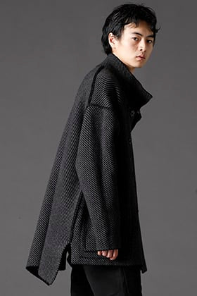 The Viridi-anne 22-23AW Reversible Knit Blouson Styling