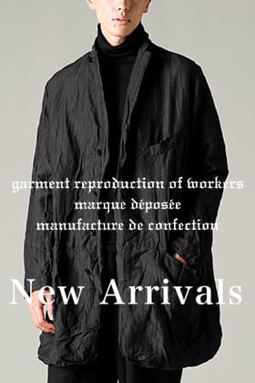 [Arrival information] GARMENT REPRODUCTION OF WORKERS 22-23AW collection has arrived.