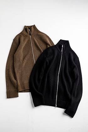 Maison Margiela ドライバーズジップアップニット 商品詳細をご紹介！