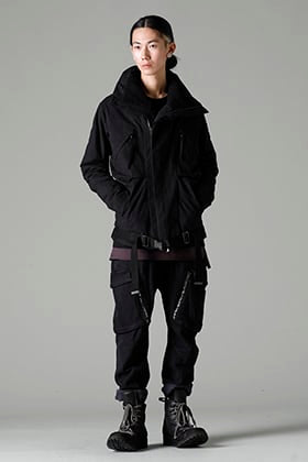 D.HYGEN 22-23AW コットン ストレッチ リップストップ ダウンジャケット スタイリング