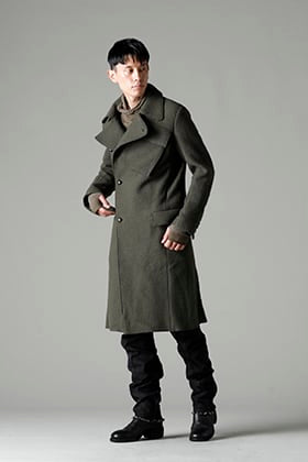 masnada 22-23AW Garrison Pocket Coat Styling