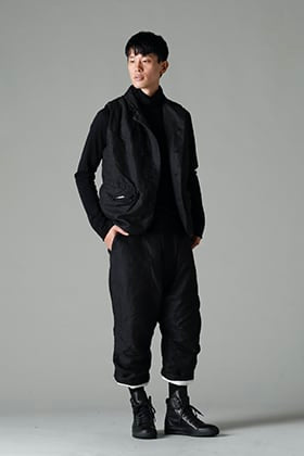 Garment Reproduction of Workers : Vincent Vest Washi Black Style