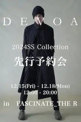 [Event Information] DEVOA 24SS(Spring-Summer) Collection Pre-order Event in FASCINATE_THE R