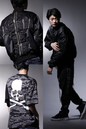 PHENOMENON × MASTERMIND WORLD 2022-23AW クロスループMA-1 スタイリング