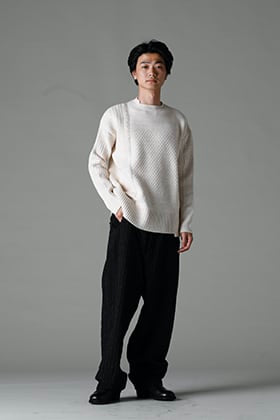 KLASICA 22-23AW：テク コンバージョン リラックス フィット ニット スタイル