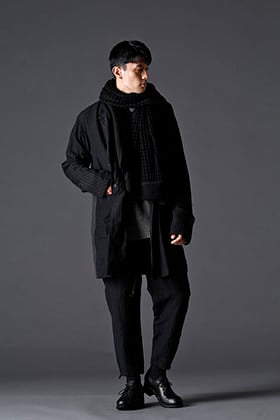 The Viridi-anne 22-23AW ウール/リネン コンビネーション ジャケット スタイリング