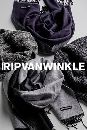 RIPVANWINKLE 2022-23 AW spot item stole is now in stock!!
