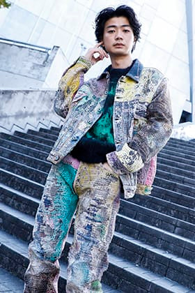 PROLETA RE ART multicolored denim styling