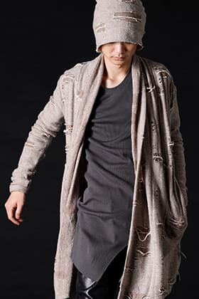 kiryuyrik × JULIUS 2022-23AW ダメージジャージーアイテム スタイリング