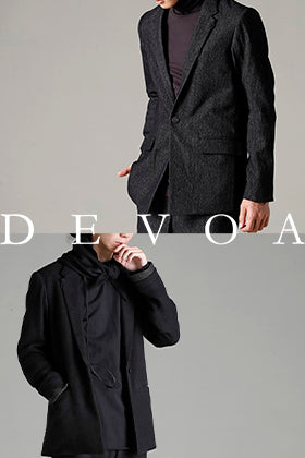 DEVOA 22-23AW Set-up styling with two jackets
