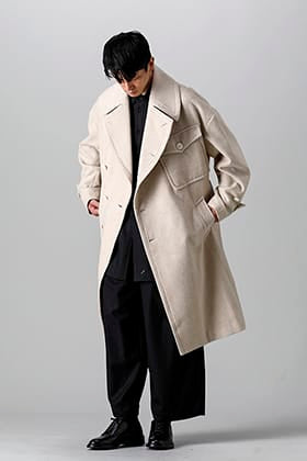 Ground Y モーターサイクルBIGコートスタイリング！