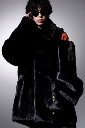 TAKAHIROMIYASHITATheSoloist. × JULIUS 2022-23AW ファーコート スタイリング