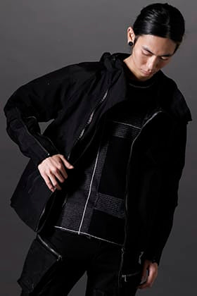 The Viridi-anne 2022-23AW タクティカルジャケット ブラックスタイリング