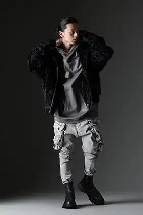 JULIUS 2023-24AW Winter Fur Jacket Styling