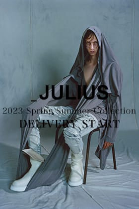 [Arrival Information] Delivery has started for the JULIUS 2023SS collection!