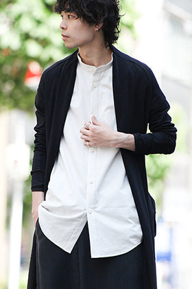 DEVOA 19SS Long cardigan × HAKAMA Pants Style