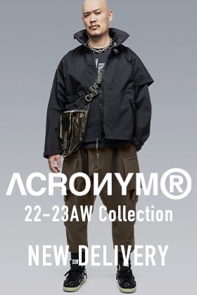 [入荷情報] 只今より各店舗にてACRONYM 2022-23AW ファイナルデリバリー分の販売開始！