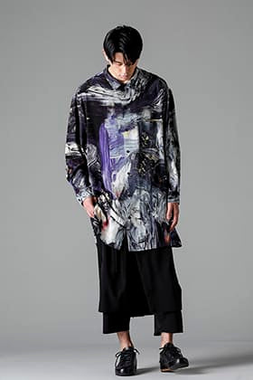Yohji Yamamoto 2023SS All-Pattern Shirt Spring Style