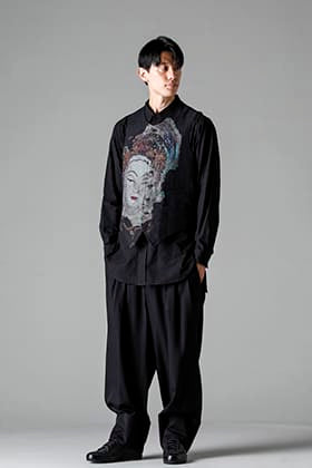 Yohji Yamamoto 23SS ヤマネコデザインベストスタイル