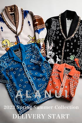 [Arrival Information] Delivery of the 2023SS collection from new brand ALANUI has started!