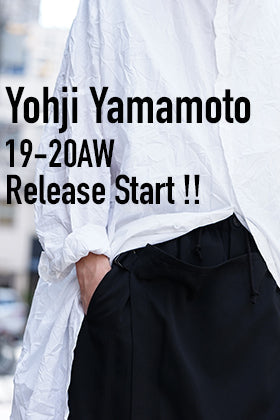 Yohji Yamamoto 19-20AW Start Release Now!