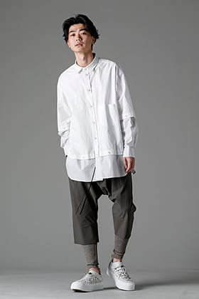 The Viridi-anne Striped Detachable Shirt Layered Style