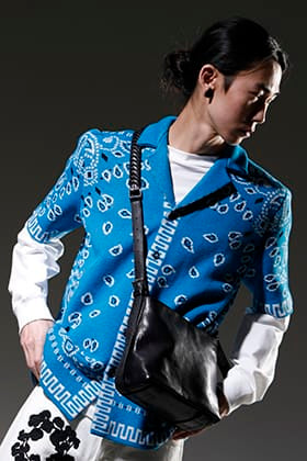 ALANUI 2023SS Bandana picket shirt spring/summer styling