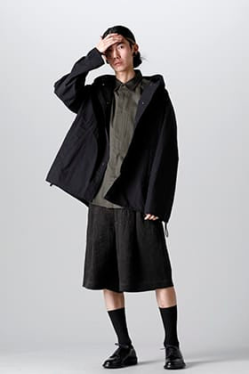 IRENISA レインパーカーBLACKコーディネイト！