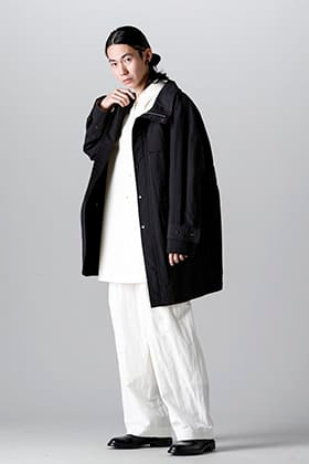 IRENISA Stand collar zip coat monotone style!