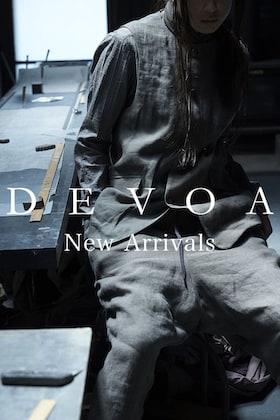 [入荷情報] ただいまからDEVOA 23SSの新作の販売を開始します