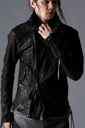 D.HYGEN 23SS ジャパンカーフWライダースジャケット スタイリング