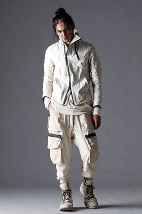 D.Hygen 23SS: Horse Leather High Neck Leather Jacket Style