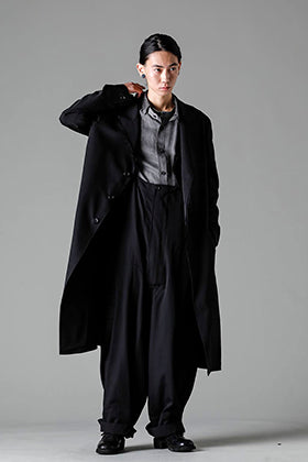 Yohji Yamamoto 23SS: Overalls x Asymmetrical Shirt Style