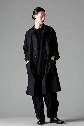 Yohji Yamamoto 23 SS: Shirtcoat front margin style