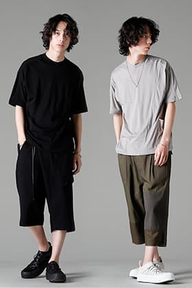 The Viridi-anne Fragment T-Shirt BLACK & GRAY Comparison Styling