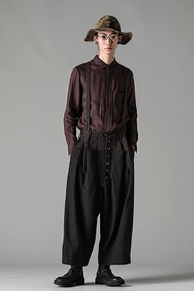 ZIGGY CHEN 23-24 AW Mock Two Piece Suspenders Styling