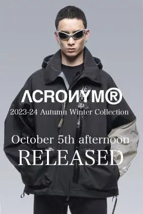 [Release Announcement] ACRONYM 23-24AW Collection Launch on October 5th (Thursday) at 12:00 PM!!