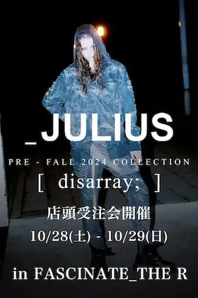 [Event Information] JULIUS 2024 Pre Fall (Autumn) Collection In-Store Pre-Order Event.