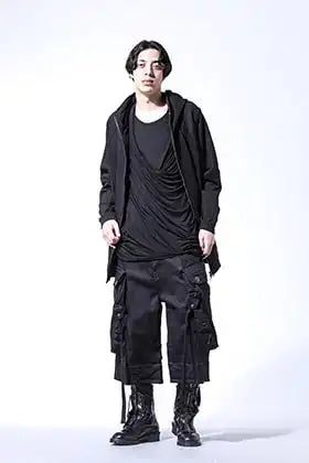 JULIUS 2024SS All Black Gas Mask Pants Styling