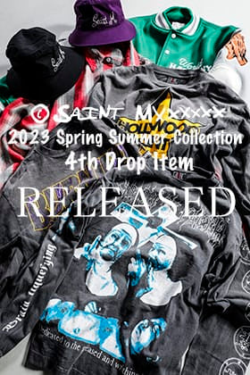 [Arrival Information] ©️SAINT M×××××× 2023SS collection's 4th drop items are now available in-store and online!