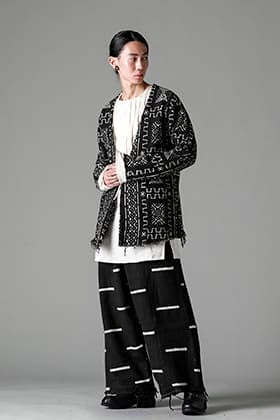 Olubiyi Thomas 23SS コレクション：キモノバックカーディガン：スタイル