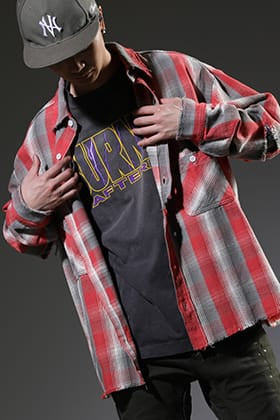 ©SAINT M×××××× 2023SS Check Shirt Styling