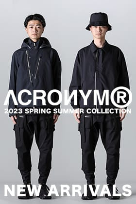 [In-stock] We will start selling the first delivery of "ACRONYM 23SS" from now!