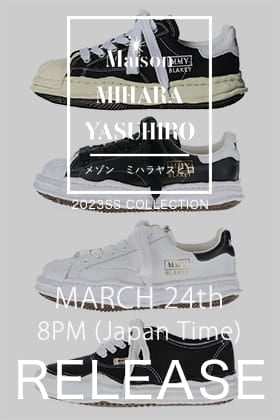 [Release Notice] We will start selling Maison MIHARAYASUHIRO original sole sneakers from 8 PM Japan time on Friday, March 24!