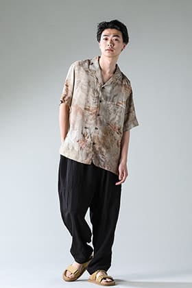 ZIGGY CHEN 23SS プリントショートスリーブシャツスタイル