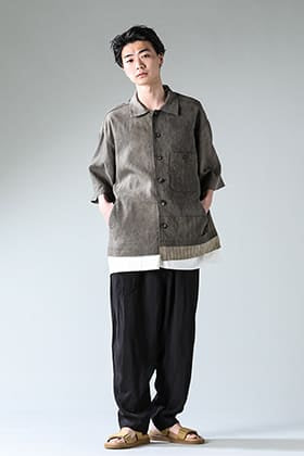 ZIGGY CHEN 23SS ショートスリーブワーカージャケットスタイル