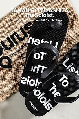[Arrival information] TAKAHIROMIYASHITATheSoloist: Collaboration sandals with gurus from 2023SS collection are now in stock!