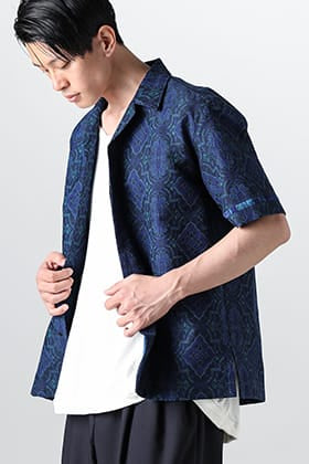 IRENISA Jacquard Open Collared Shirt Styling!