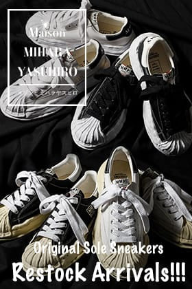 The original sole sneaker from Maison MIHARAYASUHIRO is back in stock!!