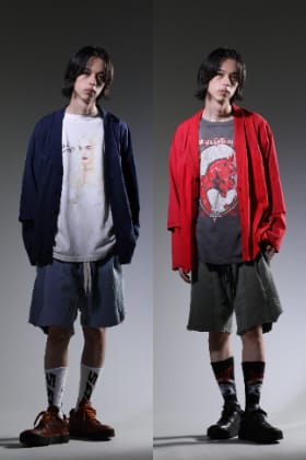 ink 2023SS Cardigan & Shorts 2-color styling